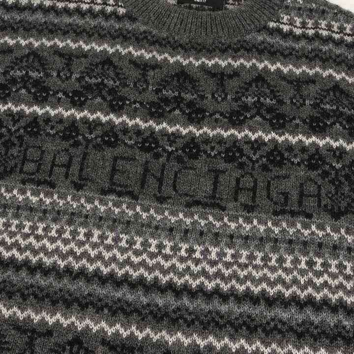 楽天市場】BALENCIAGA バレンシアガ ニット サイズ:S 21AW ロゴ  