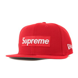 Supreme シュプリーム キャップ サイズ:7 3/8(58.7cm) 24SS NEW ERA MLB アトランタ・ブレーブス ボックスロゴ ベースボールキャップ (MLB Teams Box Logo New Era) レッド コラボ 別注 帽子【メンズ】【K4477】