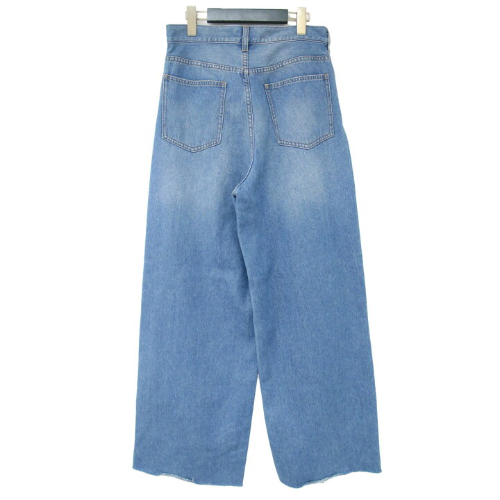 楽天市場】Theory セオリー パンツ ブルー サイズ:26(M) ワイド デニム  