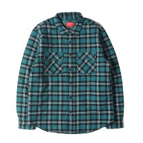 楽天市場】supreme quilted faded plaid shirtの通販