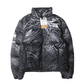 Supreme シュプリーム ジャケット サイズ:S 23SS THE NORTH FACE 騙し絵プリント ヌプシ ダウンジャケット (Trompe Loeil Printed Nuptse Jacket) ブラック 黒 アウター ブルゾン 上着 コラボ【メンズ】【K4535】