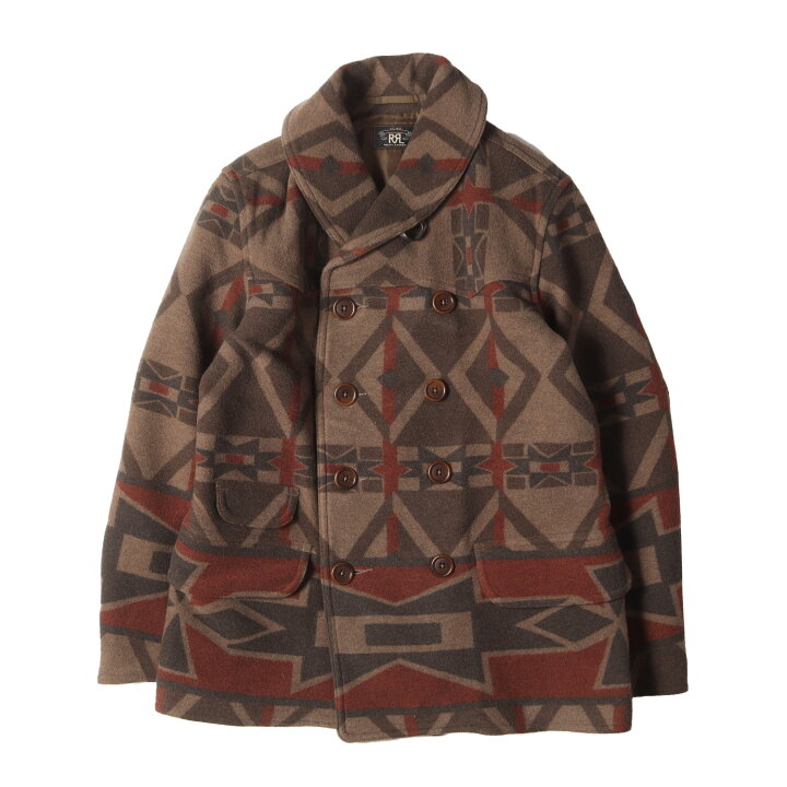 楽天市場】RRL コート サイズ:M 18AW ネイティブ柄 メルトンウール 