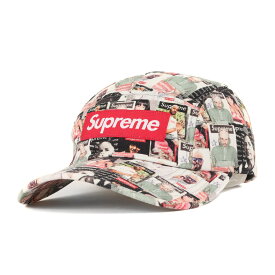 Supreme シュプリーム キャップ サイズ:FREE 23SS 表紙フォト柄 キャンプ キャップ (Magazine Camp Cap) マルチカラー 帽子 BOX LOGO【メンズ】【K4477】