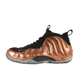 NIKE ナイキ サイズ:27.5cm AIR FOAMPOSITE ONE COPPER (314996-007) エア フォームポジット ワン ブラック メタリックカッパー US9.5 スニーカー バッシュ シューズ 靴【メンズ】【中古】【美品】【K4477】