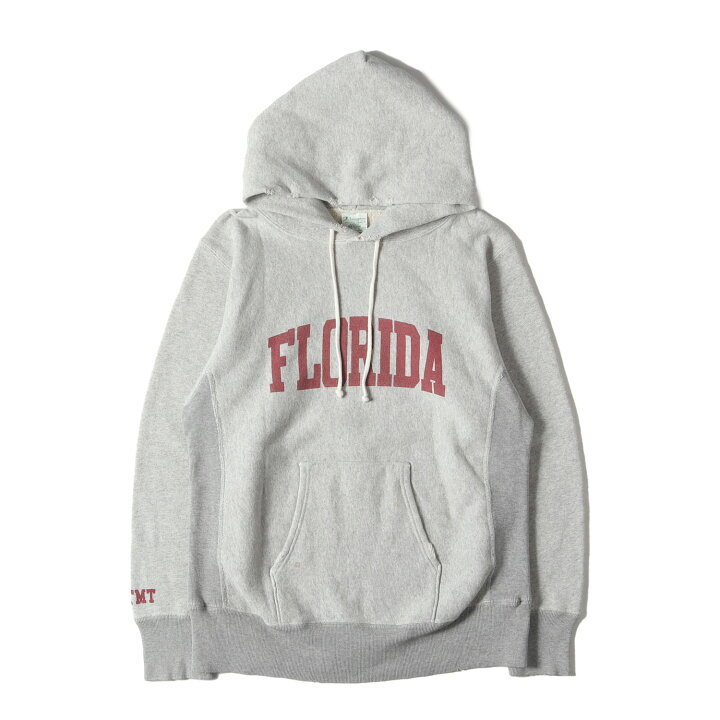 楽天市場】TMT パーカー サイズ:M Champion ダメージ加工 FLORIDAロゴ 