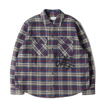 楽天市場】off-white オフホワイト（柄チェック）（カジュアルシャツ 