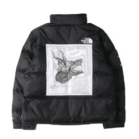 Supreme シュプリーム ジャケット サイズ:XL 24AW THE NORTH FACE パッチ付き ヌプシ ダウンジャケット (Nuptse Jacket) ブラック 黒 アウター ブルゾン 上着 コラボ【メンズ】【K4535】