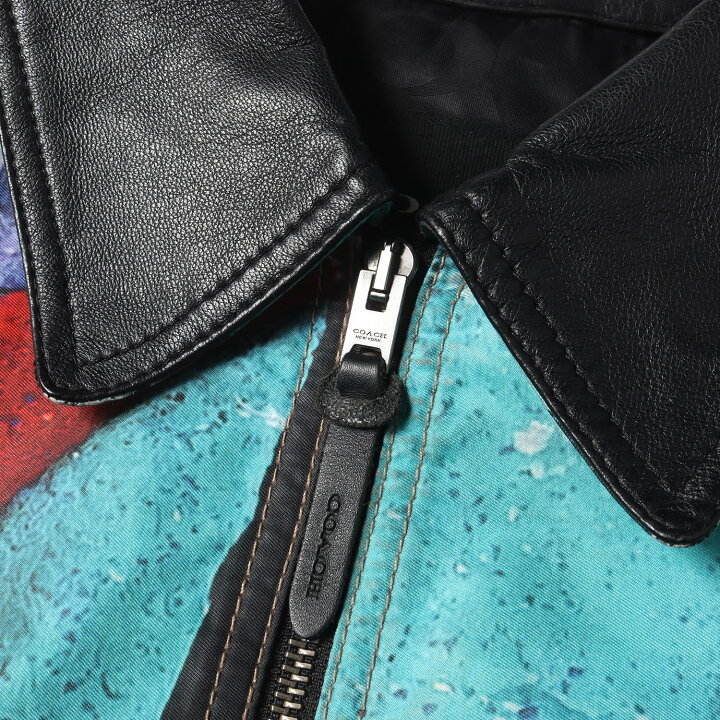 楽天市場】COACH コーチ ブルゾン サイズ:L/XL レザーカラー 