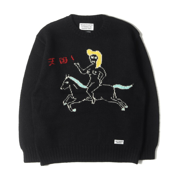 楽天市場】WACKO MARIA ワコマリア ニット サイズ:L 23AW 世界平和 