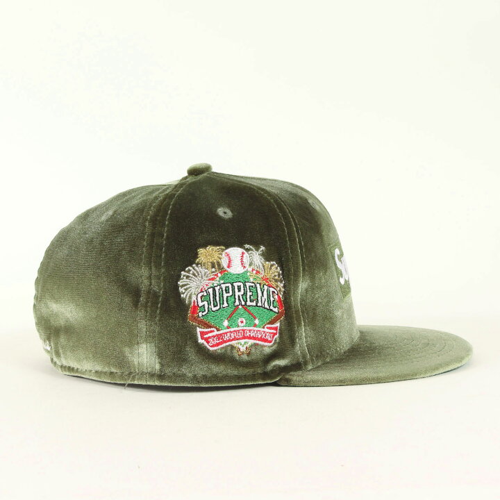 楽天市場】Supreme シュプリーム キャップ オリーブ サイズ:7 3/8(58.7 