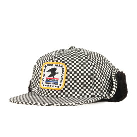 Supreme シュプリーム キャップ サイズ:M/L / ボアイヤーフラップ付き 6パネルキャップ (Earflap 6-Panel) / チェッカーボード / ブランド 帽子【メンズ】【中古】【美品】【K4477】