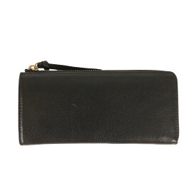 SLOW スロウ 栃木レザー ボーノ L字ジップ ロングウォレット / 長財布 (bono-L zip long wallet) / ブラック 黒 / ブランド ファッション 小物 雑貨【メンズ】【中古】【美品】【K4722】