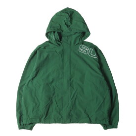 Supreme シュプリーム ジャケット サイズ:L / 24AW ロゴ刺繍 ナイロン トラックジャケット (Spellout Embroidered Track Jacket) / ダークグリーン / アウター ブルゾン 上着【メンズ】【中古】【美品】【K4747】