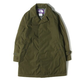 THE NORTH FACE PURPLE LABEL ノースフェイス パープルレーベル コート サイズ:M / 65/35クロス プリマロフト キルティング ステンカラーコート (SOUTIEN COLLAR COAT) / カーキ / アウター ジャケット 上着【メンズ】【中古】【K4637】