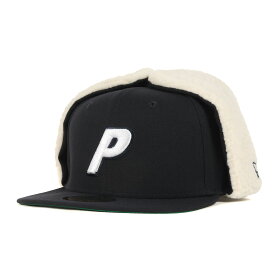 PALACE パレス キャップ サイズ:7 3/8(58.7cm) / 24AW NEW ERA フリース ドッグイヤー付き ベースボールキャップ (Dogear LP 59Fifty Fitted Hat) / ネイビー 紺 / 帽子 / コラボ 別注【メンズ】【K4503】