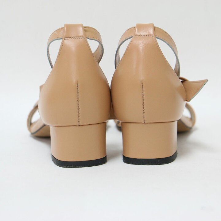 楽天市場】OHGA オーガ サンダル ベージュ サイズ:S(22.5cm) / リボン  