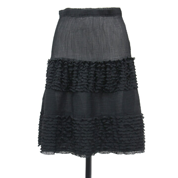 楽天市場】me ISSEY MIYAKE ミー イッセイミヤケ スカート ブラック 黒  