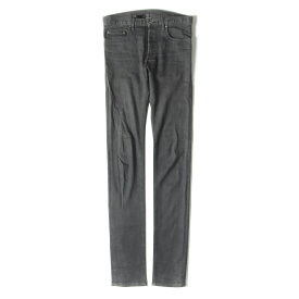 Dior HOMME ディオールオム パンツ サイズ:27 / 08SS エディ期 ストレッチ スキニー デニムパンツ / グレー / 日本製 / ボトムス ズボン【メンズ】【中古】【美品】【K4697】