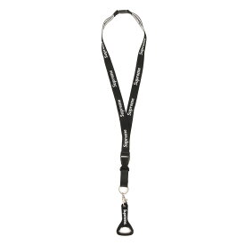 Supreme シュプリーム ボトルオープナー付き ランヤード (Bottle Opener Lanyard) / ブラック 黒 / ファッション アイテム 小物 雑貨【メンズ】【中古】【K4690】