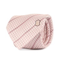LOUIS VUITTON ルイヴィトン ネクタイ / マイクロダミエ シルク ネクタイ / ピンク / イタリア製 / フォ…