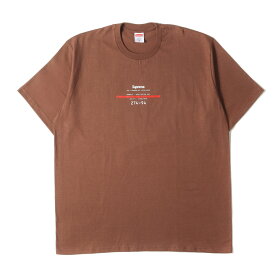 Supreme シュプリーム Tシャツ サイズ:XL / 24SS スタンダード クルーネック Tシャツ (Sandard Tee) / ブラウン / トップス カットソー 半袖【メンズ】【中古】【新品同様】【K4792】
