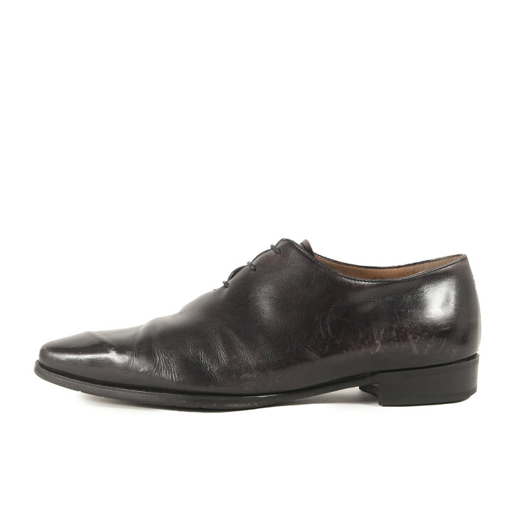 未使用55万円 Berlutiアレッサンドロ パティーヌレザーシューズ 8.5 