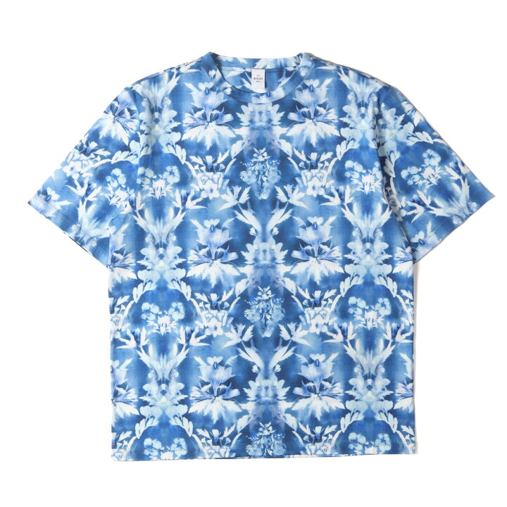 中古】ベルルッティ Berluti Tシャツ 半袖 ロゴ刺繍 XL 紺 ネイビー  