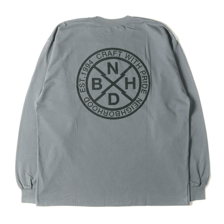 NEIGHBORHOOD ロングスリーブ Tシャツ グレー ネイバーフッド 