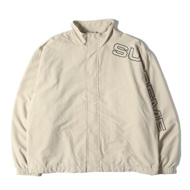 Supreme シュプリーム ジャケット サイズ:L / 23AW スペルアウトロゴ トラックジャケット (Spellout Embroidered Track Jacket) / サンド / アウター ブルゾン 上着【メンズ】【中古】【美品】【K4745】