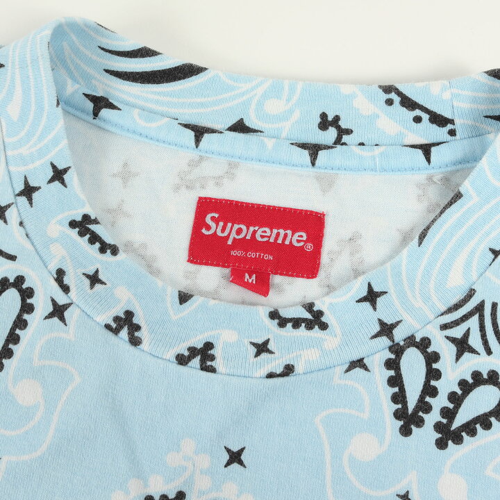 楽天市場】Supreme シュプリーム Tシャツ サイズ:M / 21SS バンダナ柄 