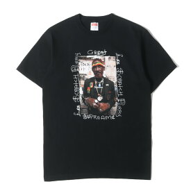 Supreme シュプリーム Tシャツ サイズ:M / リー・スクラッチ・ペリー フォト クルーネック Tシャツ (Lee Scratch Perry Photo Tee) / ブラック 黒 / トップス カットソー 半袖【メンズ】【中古】【美品】【K4514】
