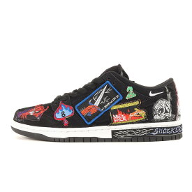 NIKE ナイキ サイズ:27.0cm / 22AW NECK FACE SB DUNK LOW PRO QS (DQ4488-001) / ネックフェイス ダンク ロー プロ / ブラック 黒 / US9 / ローカット スニーカー シューズ 靴 / コラボ【メンズ】【K4942】