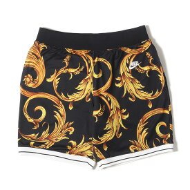 Supreme シュプリーム パンツ サイズ:S / NIKE ヴィクトリア柄 バスケショーツ (Basketball Short) / ブラック 黒 / ボトムス ショートパンツ / コラボ【メンズ】【中古】【K4695】