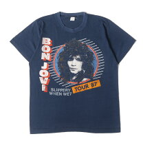 希少✨】80s USA製 シングルステッチ Bon Jovi Tシャツ XL