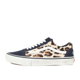 Supreme シュプリーム サイズ:27.5cm / 23AW VANS SKATE OLD SKOOL LEOPARD / バンズ オールドスクール / ネイビー 紺 / US9.5 / ローカット スニーカー シューズ 靴 / コラボ 別注【メンズ】【K4746】