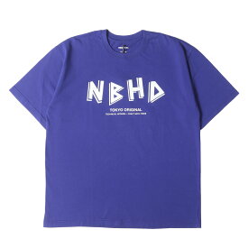 NEIGHBORHOOD ネイバーフッド Tシャツ サイズ:L / 24SS パームツリー グラフィック クルーネック Tシャツ (NH.TEE SS-6) / ブルー / トップス カットソー 半袖【メンズ】【K4717】
