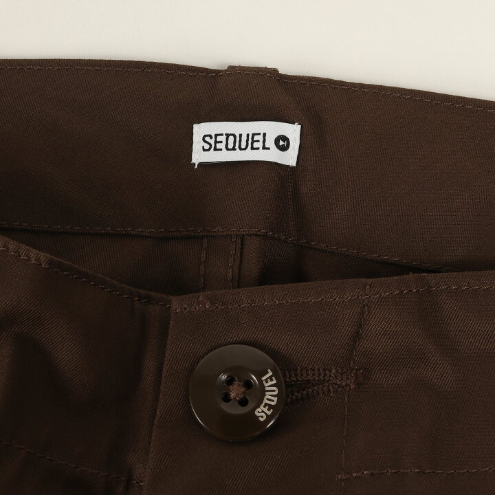 楽天市場】SEQUEL シークエル パンツ サイズ:L / 24SS ロゴ刺繍 チノ  