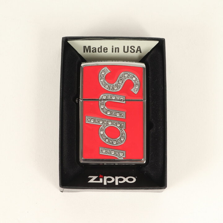 楽天市場】Supreme シュプリーム 20AW Zippo Swarovski ブランドロゴ 