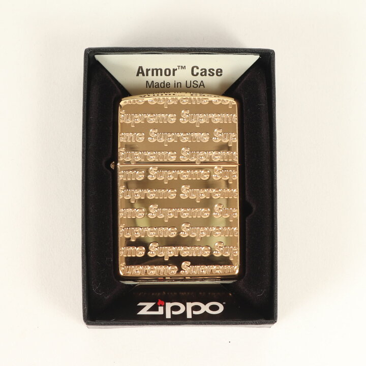 楽天市場】Supreme シュプリーム 22AW Zippo ブランドロゴ型押し 