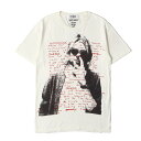 HYSTERIC GLAMOUR ヒステリックグラマー Tシャツ サイズ:S / KURT COBAIN フォト グラフィック ロゴ クルーネック Tシャツ (0211CT10) / NIRVANA / ダーティーホワイト 白 / トップス カットソー 半袖【メンズ】【中古】【K4503】