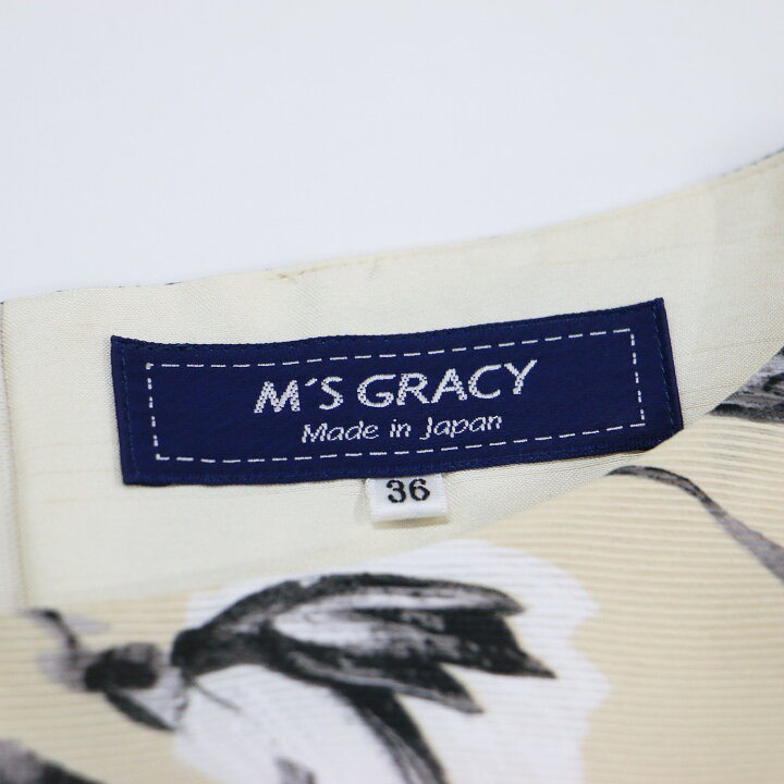 楽天市場】MS GRACY エムズグレイシー ワンピース ベージュ ブラック 