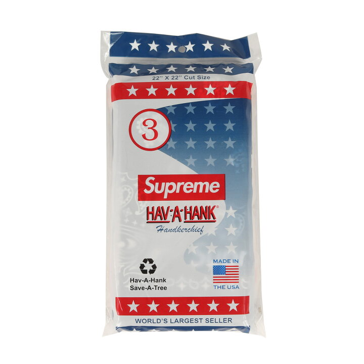 楽天市場】Supreme シュプリーム 24SS Hav-A-Hank バンダナ 3色セット  