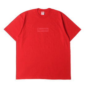 Supreme シュプリーム Tシャツ サイズ:XL / 23SS トーナルBOXロゴ クルーネック Tシャツ (Tonal Box Logo Tee) / レッド / トップス カットソー 半袖【メンズ】【中古】【新品同様】【K4896】