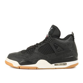 NIKE ナイキ サイズ:26.0cm / AIR JORDAN 4 RETRO SE LASER BLACK GUM (CI1184-001) / エアジョーダン4 レトロ レーザー ブラックガム / ホワイト ブラック ガム / US8 / スニーカー シューズ バッシュ 靴【メンズ】【中古】【K4811】