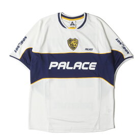 PALACE パレス Tシャツ サイズ:S / 24SS メッシュジャージ ゲームシャツ (Palamat Jersey) / ホワイト ネイビー 白紺 / トップス カットソー 半袖【メンズ】【K4653】