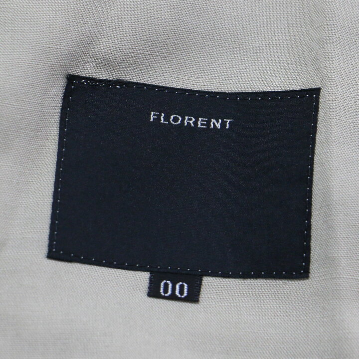 楽天市場】FLORENT フローレント ジレ ベージュ サイズ:00(S) / 24春夏 