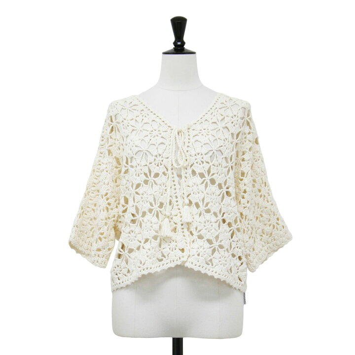 楽天市場】MACPHEE マカフィー カーディガン ホワイト 白 サイズ:S(9号  