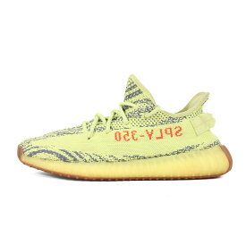 adidas アディダス サイズ:US9(27.0cm) | YEEZY BOOST 350 V2 SEMI FROZEN YELLOW (B37572) | イージーブースト | セミフローズンイエロー | ローカット スニーカー シューズ 靴 | コラボ 別注【メンズ】【中古】【K4720】