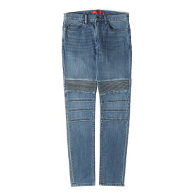 HUGO BOSS ヒューゴボス パンツ インディゴ サイズ:詳細参照(M位) | ヴィンテージ加工 ストレッチ スキニー バイカー デニムパンツ | ボトムス ジーンズ ジーパン【メンズ】【中古】【K4816】