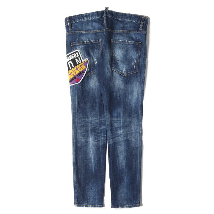 楽天市場】DSQUARED2 ディースクエアード パンツ インディゴ サイズ:50 